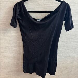 Splendid Black Short Sleeve Women's Tee